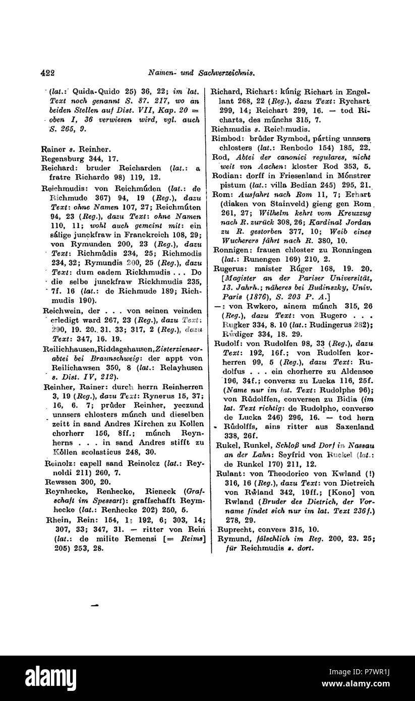 . Hartliebs Übersetzung des Dialogus Miraculorum von Cesario von Heisterbach. Deutsch: Dies ist ein Scan des historischen Buches inglese: questa è una scansione del documento storico . N/A 122 De Dialogus Miraculorum (Hartlieb) 450 Foto Stock