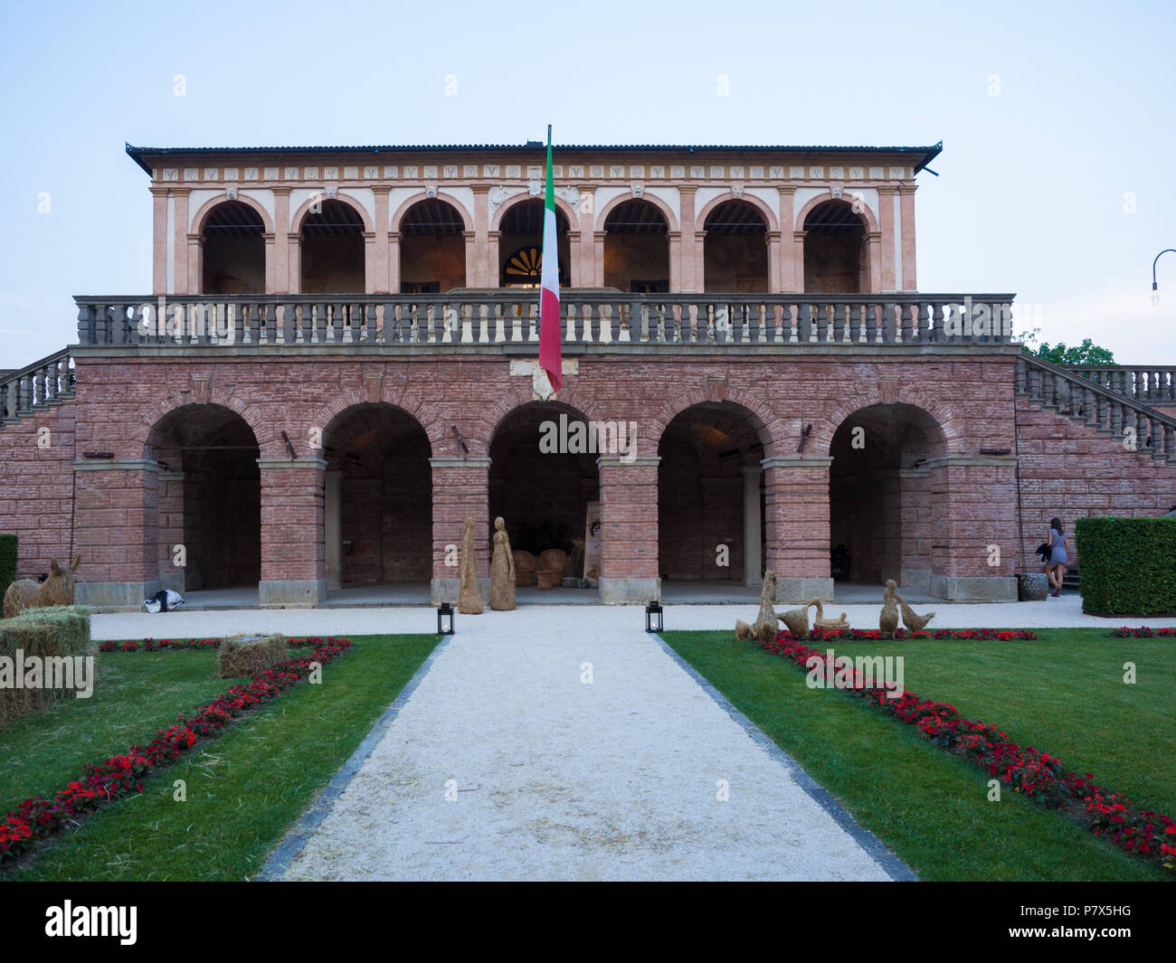 Torreglia, Italia - 26 Maggio 2018: Villa dei Vescovi è un veneziano di villa rinascimentale. Attualmente è un museo aperto al pubblico. Foto Stock
