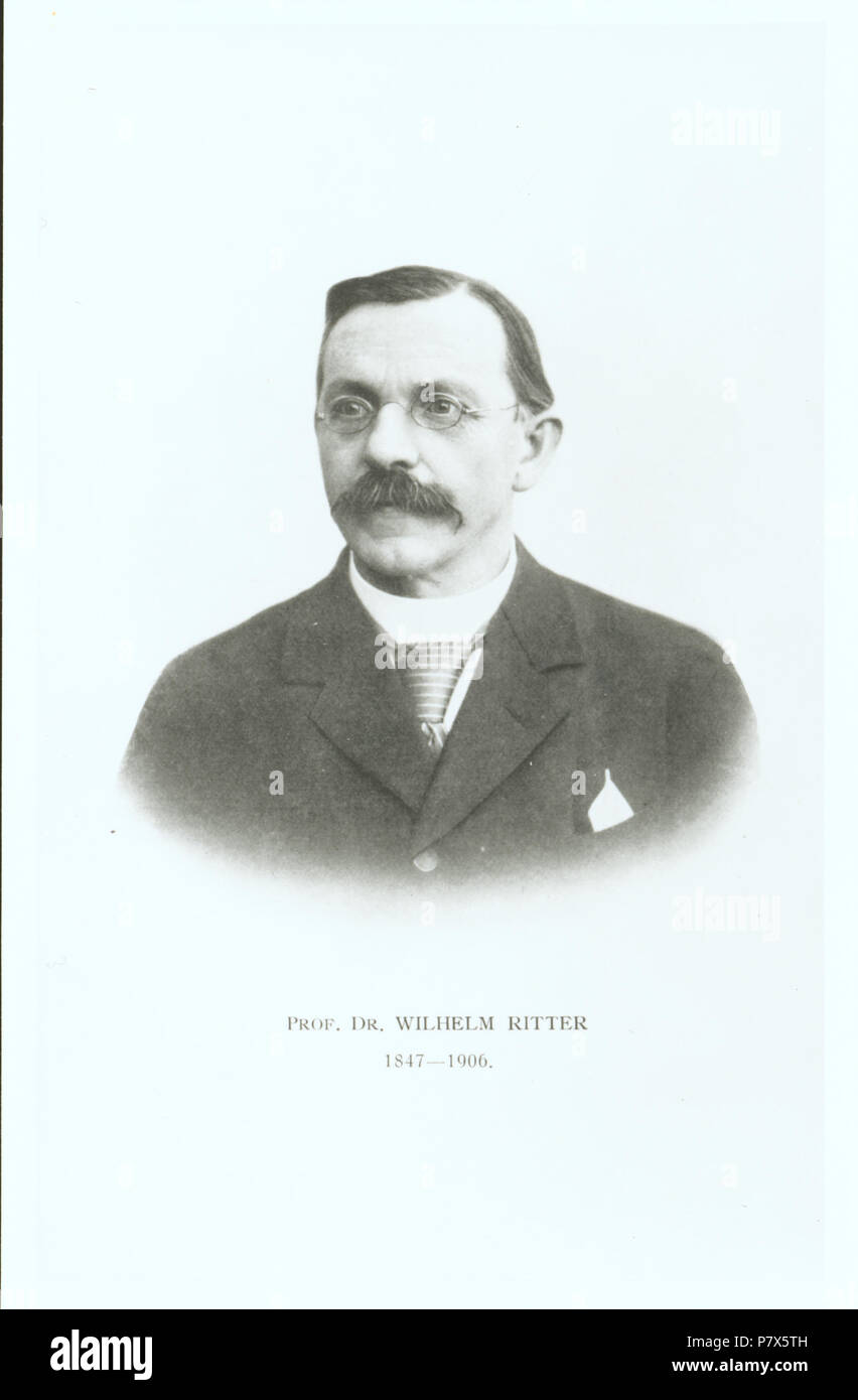 . Ritter, Karl Wilhelm (1847-1906) nel 1890 circa 150 ETH-BIB-Ritter, Karl Wilhelm (1847-1906)-Portrait-Portr 07280 Foto Stock