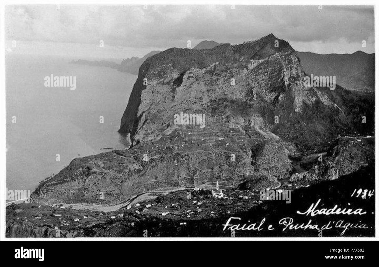 155 Faial e Penha de Águia, 1934 Foto Stock