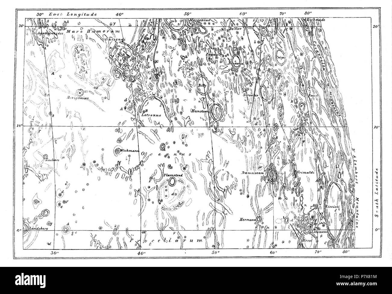 Inglese: Neison 1876, foglio di mappa 12 . 1876 284 Neison-12 Foto Stock