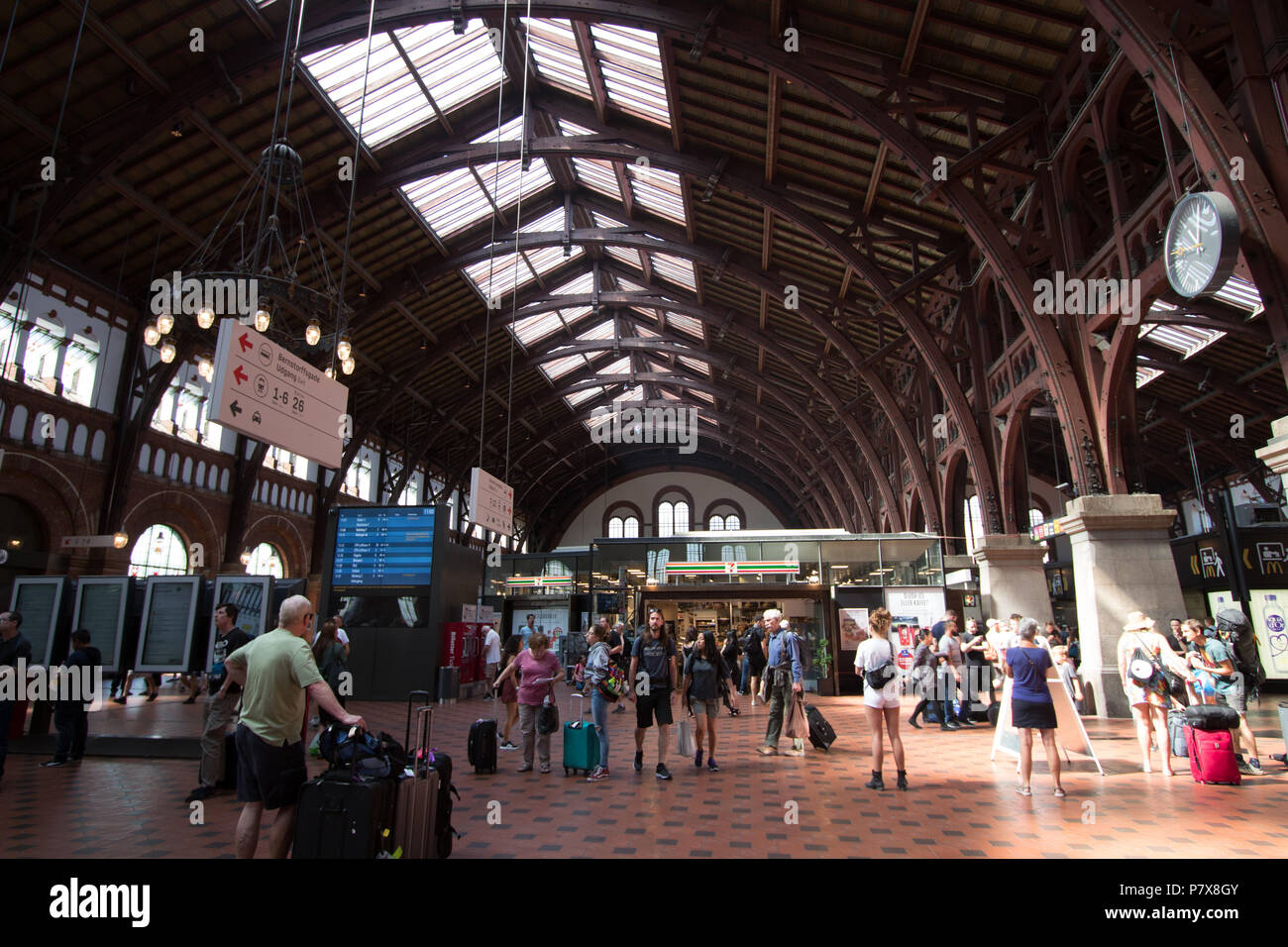 La Stazione Centrale di Copenhagen, Danimarca Foto stock - Alamy