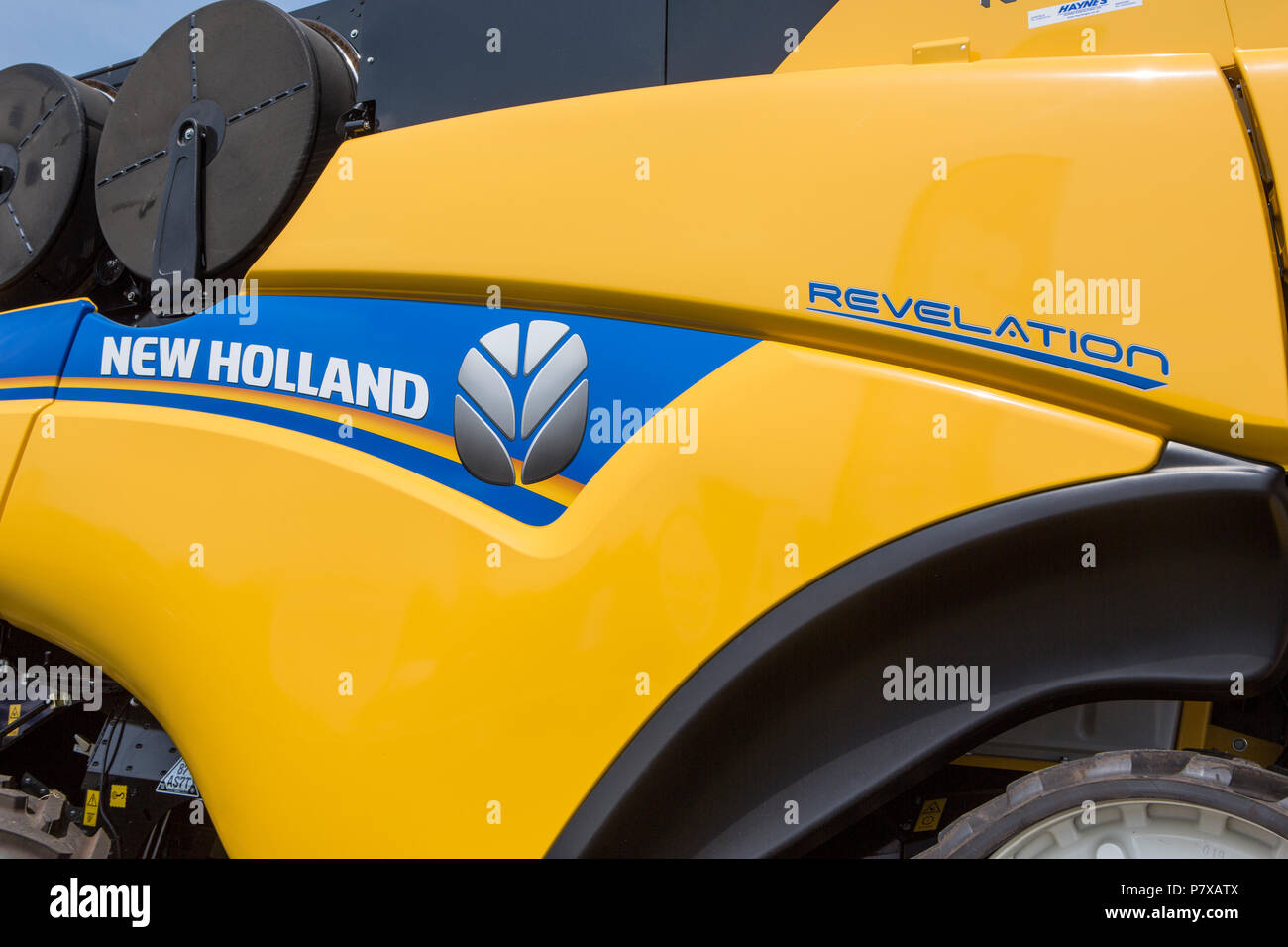 New Holland rivelazione mietitrebbia Foto Stock