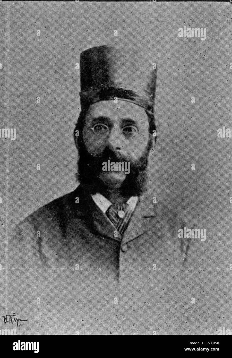 Sir Pherozeshah Mehta, KCIE (4 agosto 1845 - 5 novembre 1915) . 1909 309 PhirozeshahMehta Foto Stock