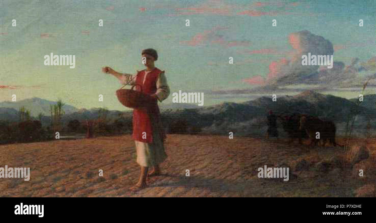 Inglese: Il seminatore . tra il 1865 e il 1871 351 Seminatore Herbert Foto Stock