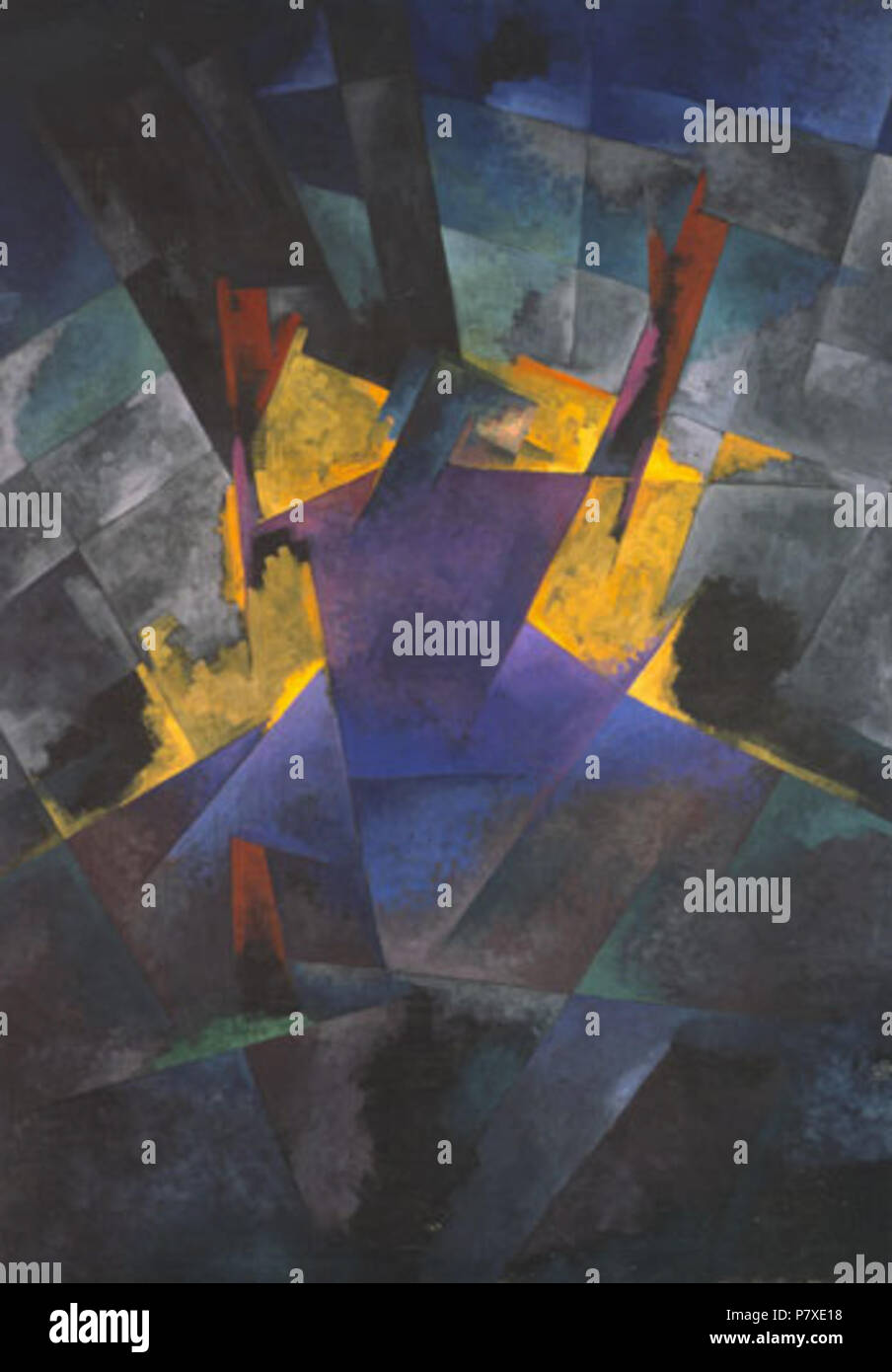 354 Stanisław Kubicki Mojżesz przed krzewem gorejącym 1933 Foto Stock