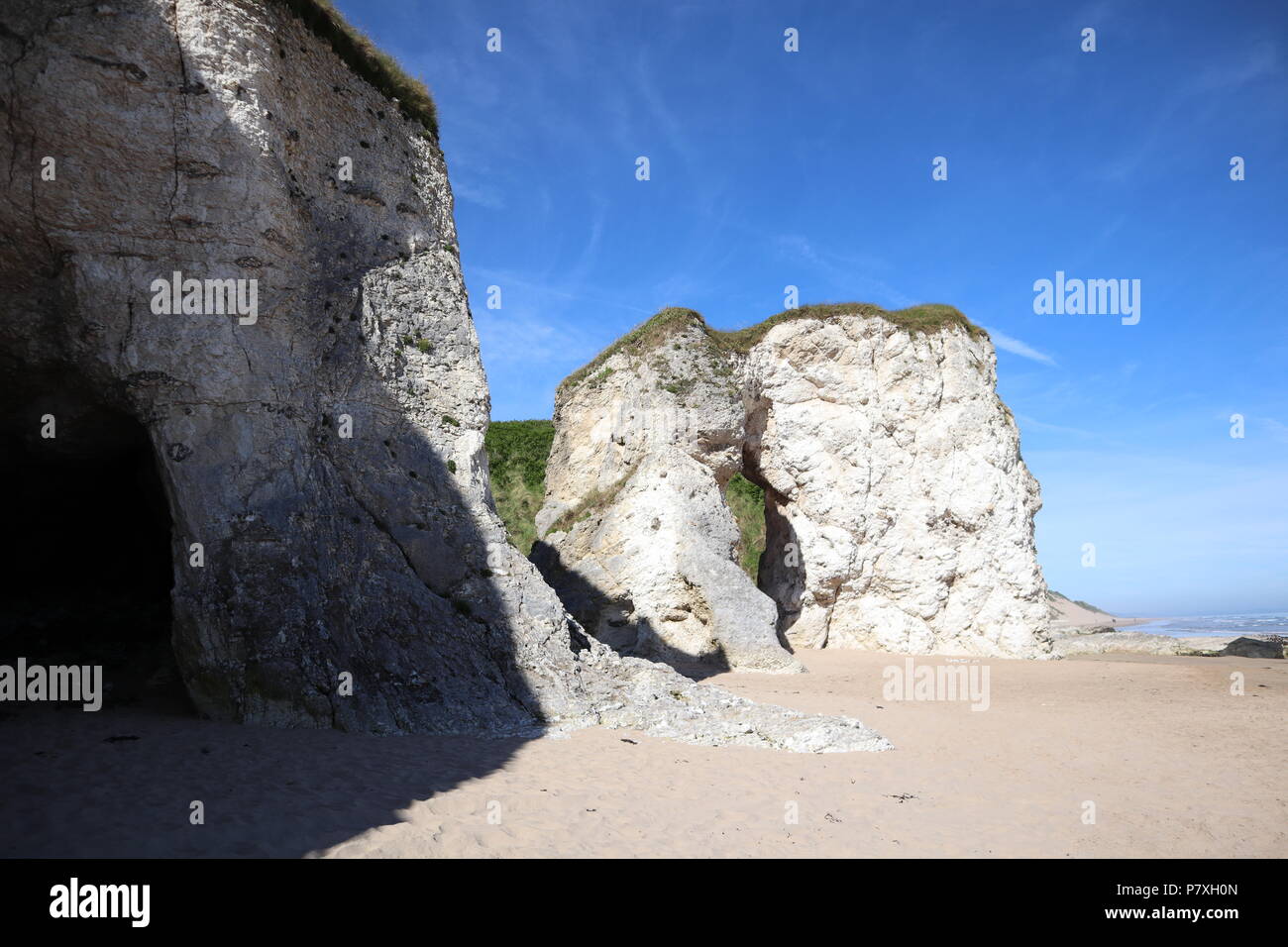 Rocce bianche Foto Stock