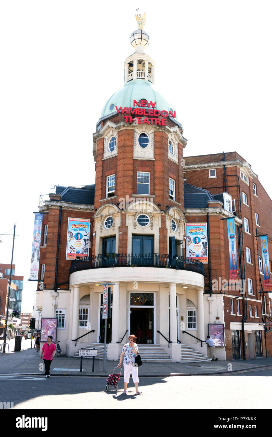 Nuovo Teatro di Wimbledon, il Broadway, Wimbledon, London Borough of Merton, Greater London, England, Regno Unito Foto Stock
