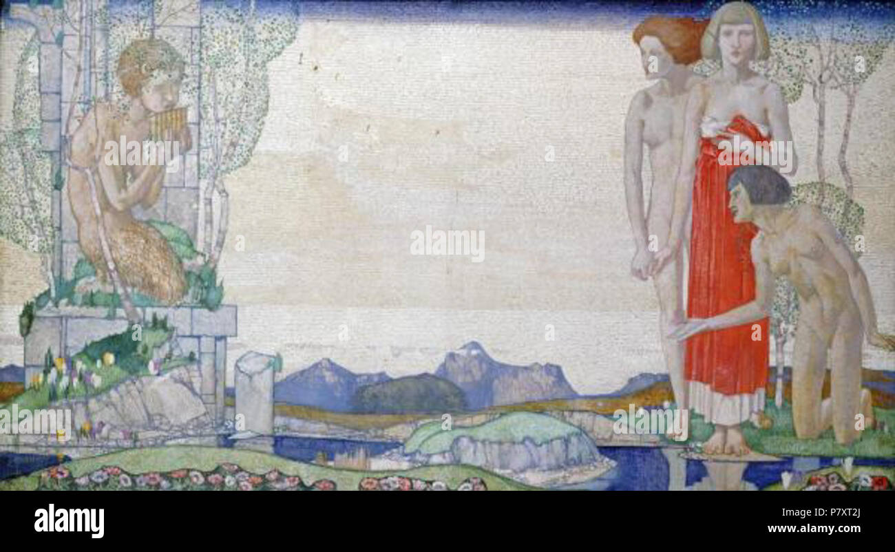 Inglese: la voce di Pan . circa 1910 161 Frampton pan Foto Stock