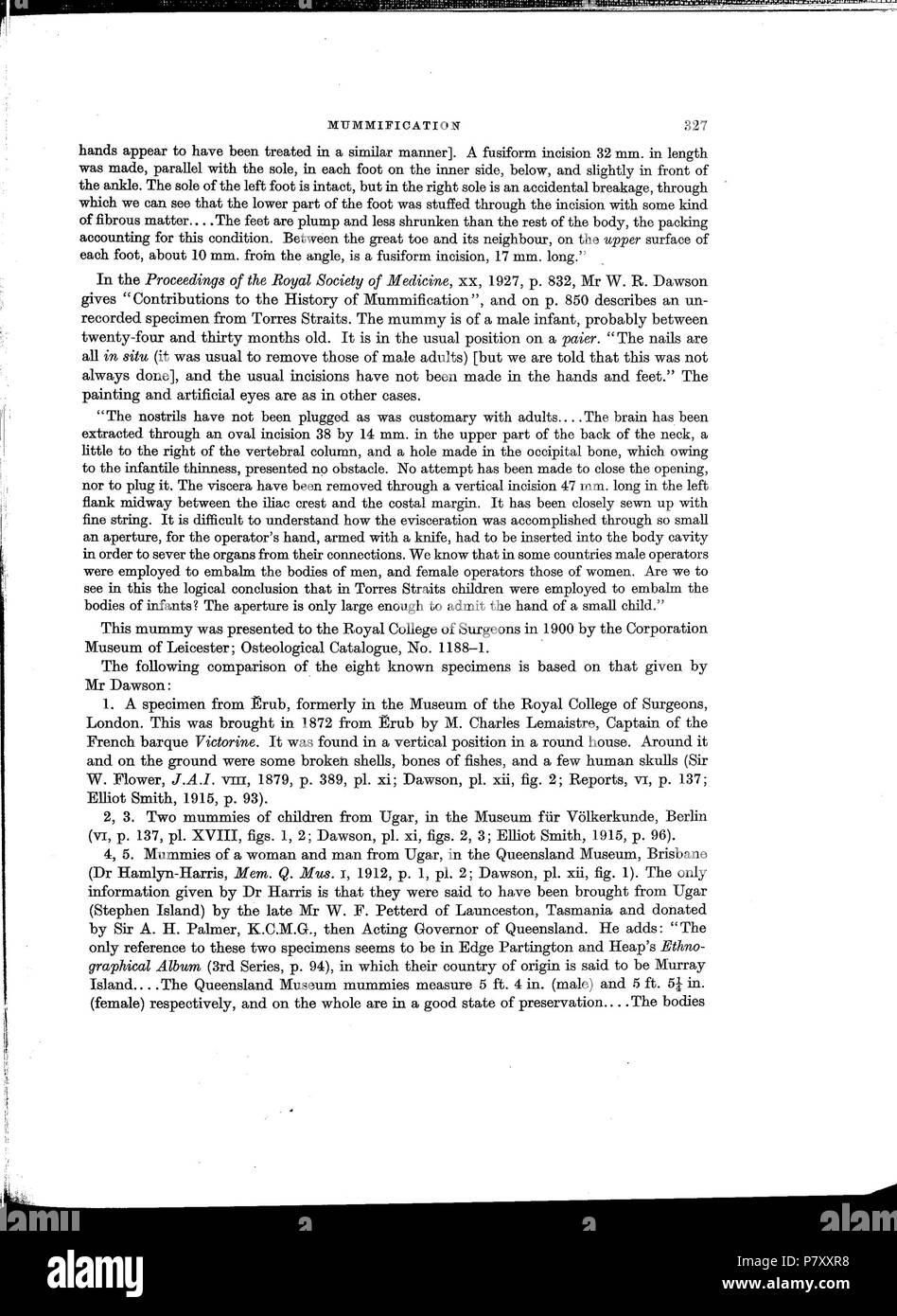 181 Haddon-Reports del Cambridge spedizione antropologica di Torres Straits-Vol 1 Etnografia generale-p347 Foto Stock