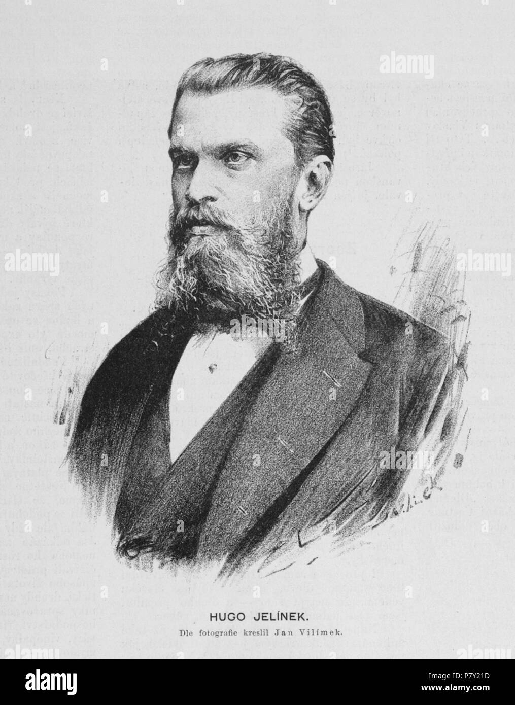 200 Hugo Jelinek 1886 Vilimek Foto Stock