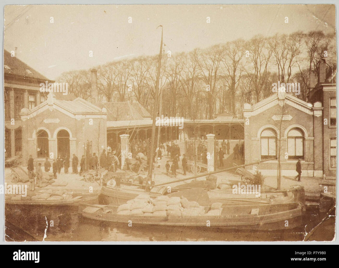 Luttik Korenbeurs Oudorp ca1890 . 1 gennaio 1890, 00:00 234 Korenbeurs Luttik Oudorp ca1890 (22127533703) Foto Stock