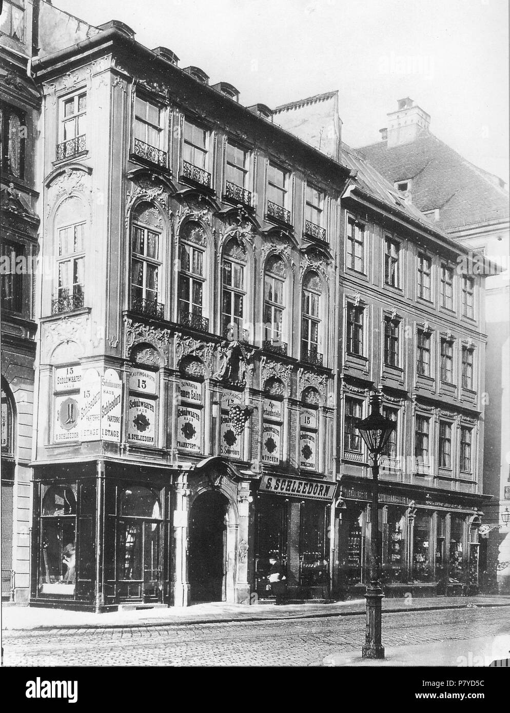 281 München, Kaufingerstraße 15 und 16 (1898) Foto Stock