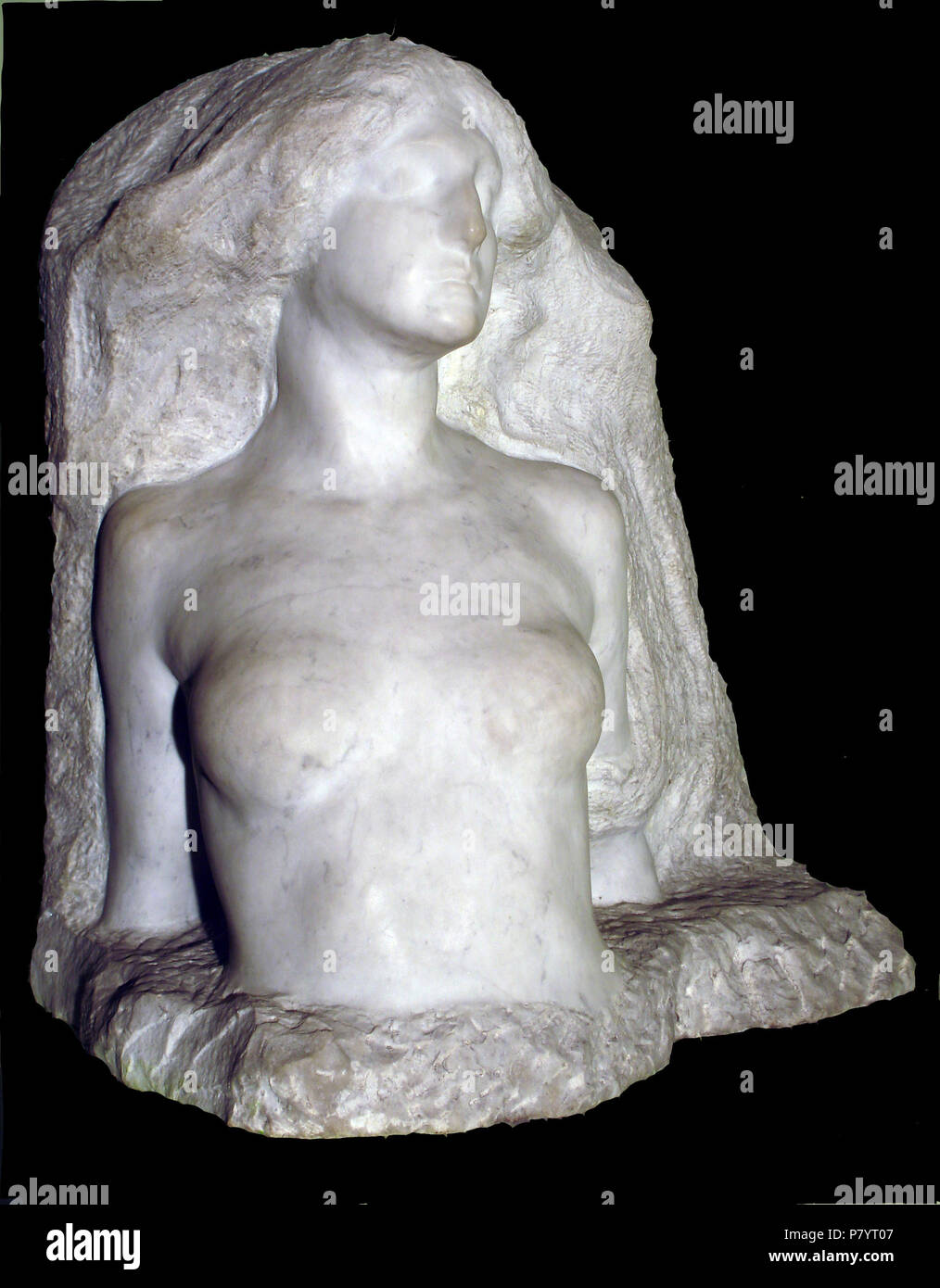 238 La belleza de la Montaña - Leonardo Bistolfi Foto Stock