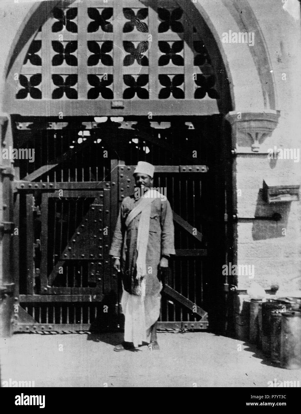 Français : La prigione de Gandhi aux indes. Inglese: di Gandhi carcere in India. 1932 238 la prigione de Gandhi aux Indes Foto Stock