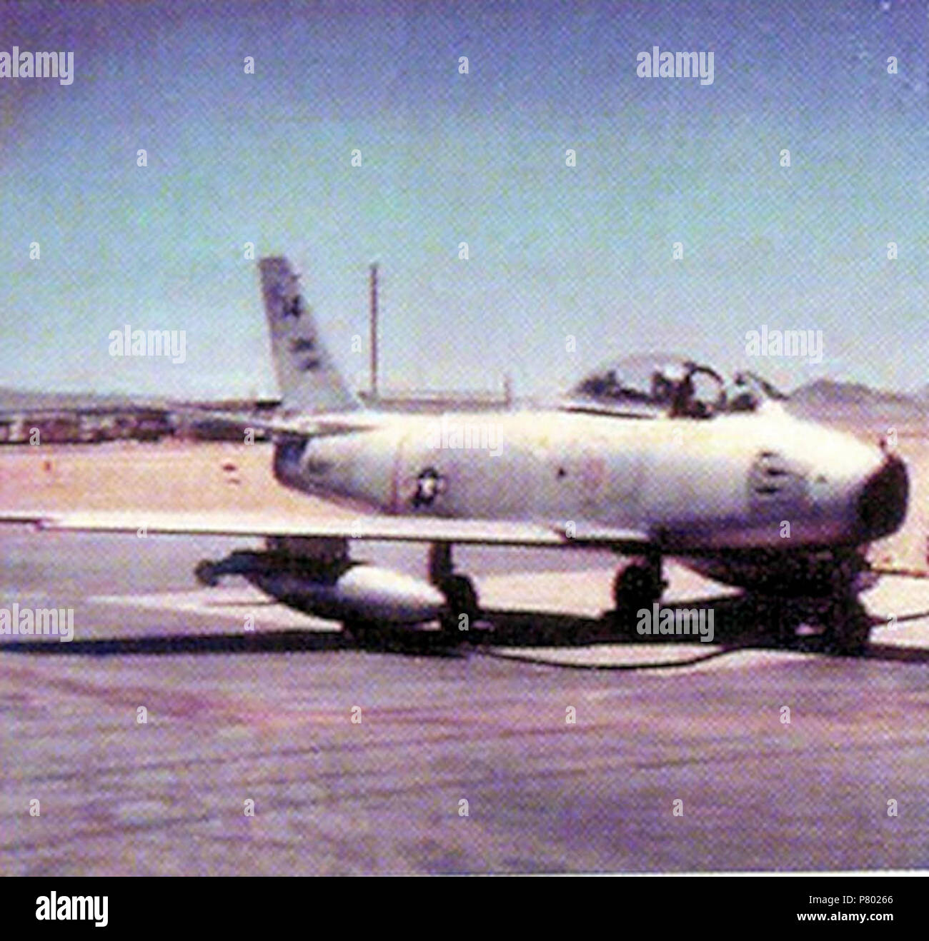 4477Th la prova e la valutazione squadrone - F-86 Sabre. Foto Stock