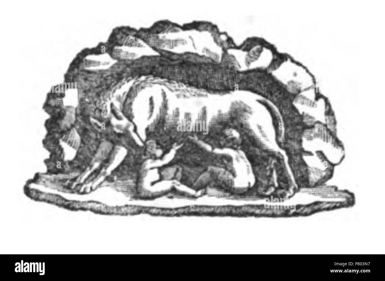 Incisione da 'Memoria sullo scavo della Via Appia", di Agostino Jacobini, Tipografia delle Belle Arti di Roma 1851 . 1851 265 Palazzo sullo scavo della Via Appia fig2 Foto Stock