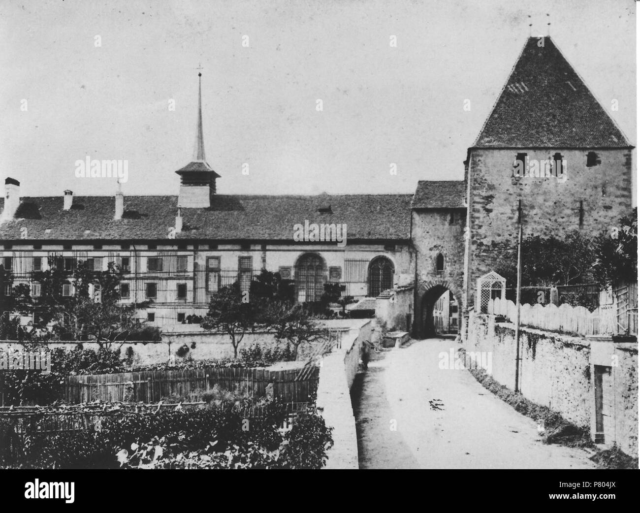 276 Monastère des dominicaines Estavayer, 1880-1890 Foto Stock