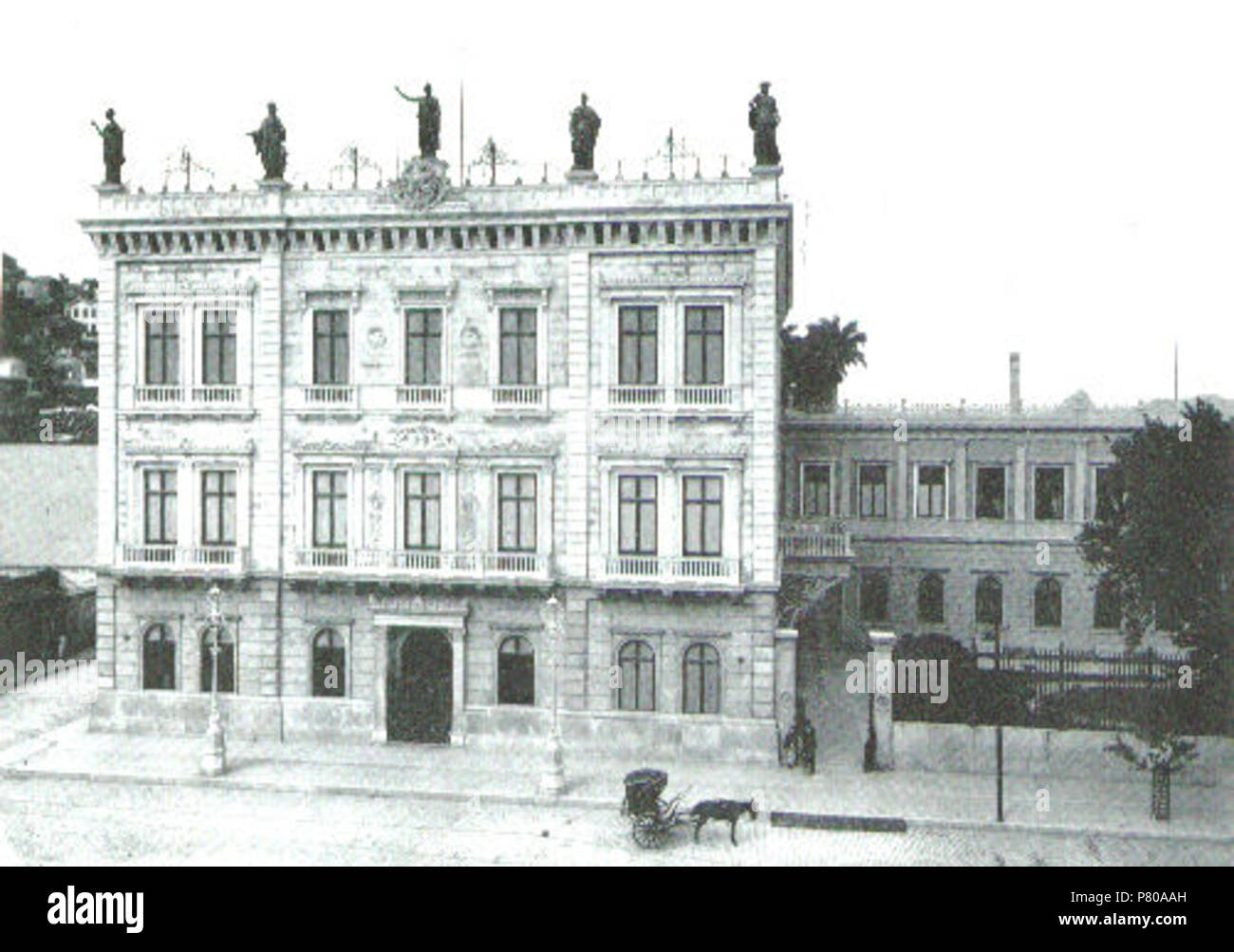 Inglese: Palazzo Catete, 1897, Rio de Janeiro, Brasile Español: Palacio de Catete, en 1897, Rio de Janeiro, Brasile . 1897 300 Palacio-1897 Catete Foto Stock