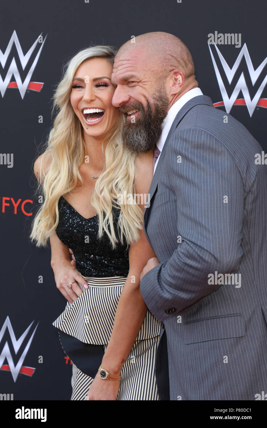 La WWE First-Ever Emmy " per la vostra considerazione' evento tenutosi presso la TV Academy Saban Media Center in North Hollywood, California con: Charlotte Flair dove: Los Angeles, California, Stati Uniti quando: 06 giu 2018 Credit: Sheri Determan/WENN.com Foto Stock