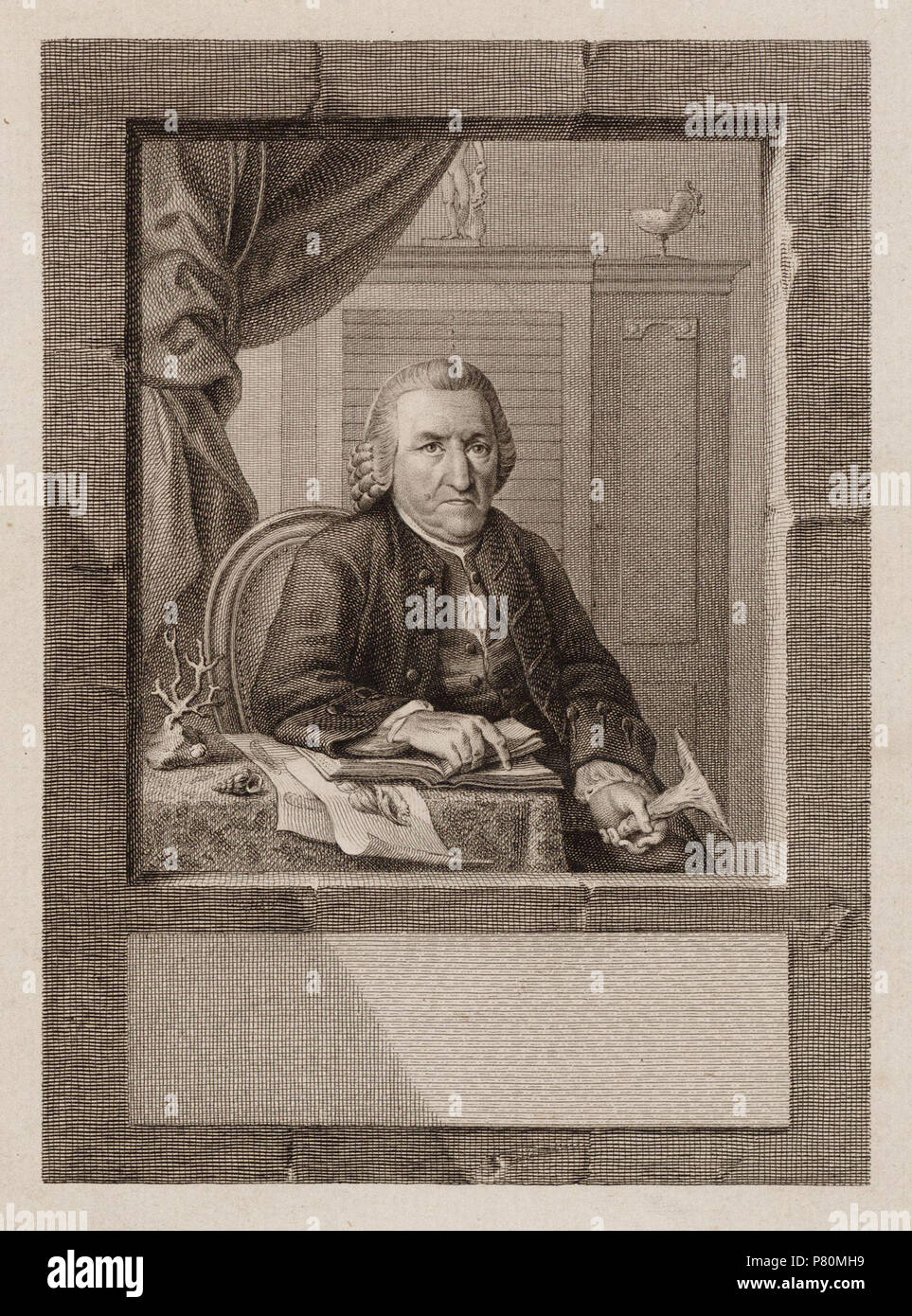 Nederlands: Beschrijving Joan Coenraad Brandt Koopman; Verzamelaar van 'Conchijlien' (schelpen). Afmetingen: 160 x 115 mm. Documenttype prent Vervaardiger Ritter, G.N. Vinkeles, R. (Reinier ; 1741-1816) Collectie Collectie Stadsarchief Amsterdam: tekeningen en prenten Inventarissen http://archief.amsterdam/archief/10097/010097008190 Afbeeldingsbestand 010097008190 . prima di 1816 329 Reinier Vinkeles, Afb 010097008190 Foto Stock