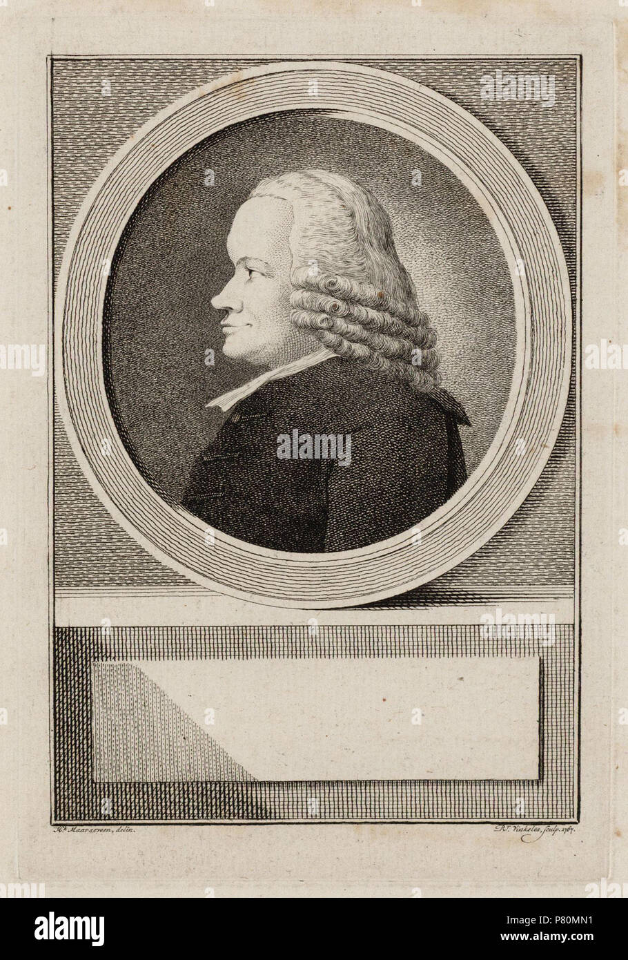 Nederlands: Beschrijving Klaas de Vries (1716-1766) Doopsgezind predikant te Haarlem en Amsterdam. Afmetingen: 142 x 98 mm. Documenttype prent Vervaardiger Maarseveen, Hendrik van Vinkeles, R. (Reinier ; 1741-1816) Collectie Collectie Stadsarchief Amsterdam: tekeningen en prenten Inventarissen http://archief.amsterdam/archief/10097/010097009426 Afbeeldingsbestand 010097009426 . prima di 1816 329 Reinier Vinkeles, Afb 010097009426 Foto Stock