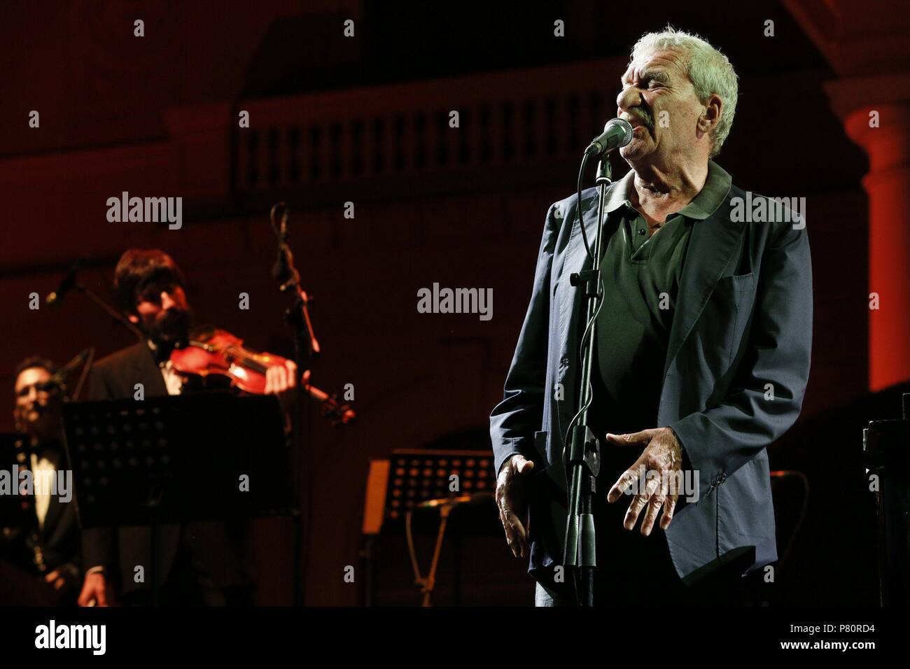 Paolo Conte, festival pedralbes 2016. Foto Stock