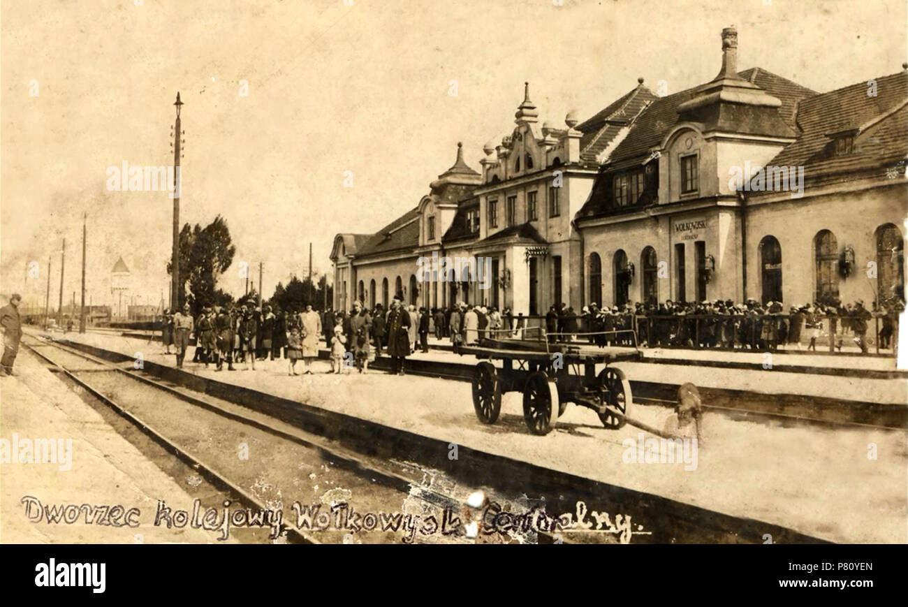 384 Vaŭkavysk Centralny. Ваўкавыск Цэнтральны (1930) (2) Foto Stock