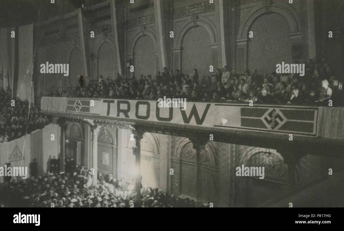 379 Trouwbetuiging aan den Führer - der Fotodienst NSB - NIOD - 156209 Foto Stock