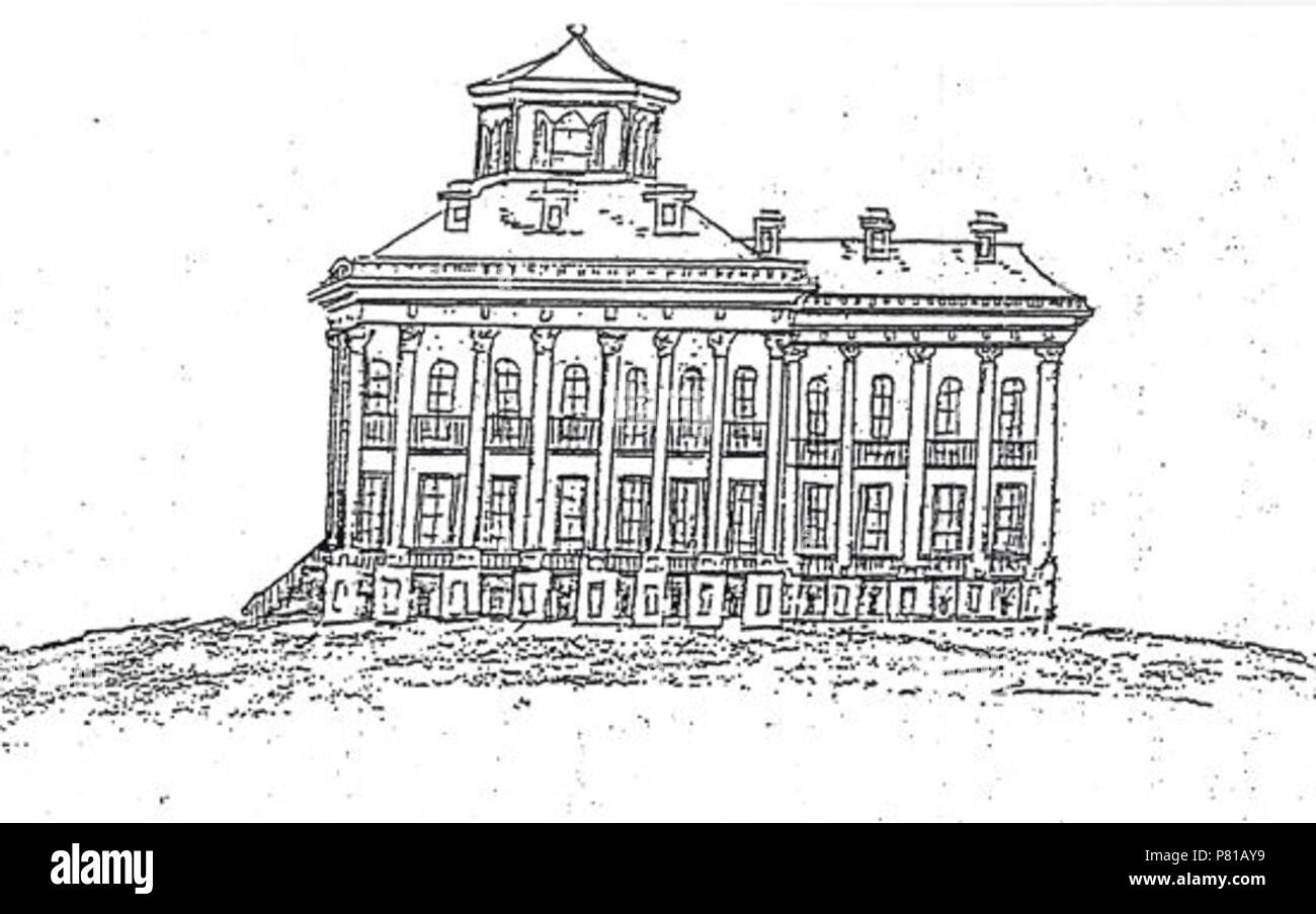 N/A. N/A 402 Windsor mansion sketch (1 maggio 1863) Foto Stock