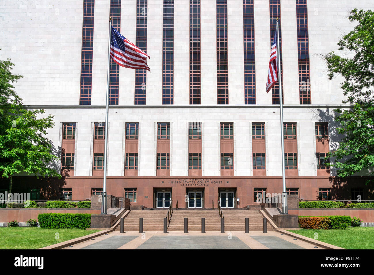 William Kenzo Nakamura tribunale degli Stati Uniti casa, noi la corte di appello, la Fifth Avenue, Seattle, WA. Foto Stock