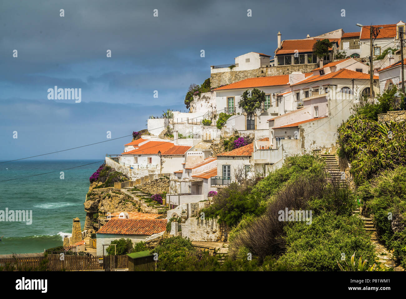 Il Portogallo, Azenhas do Mar Foto Stock