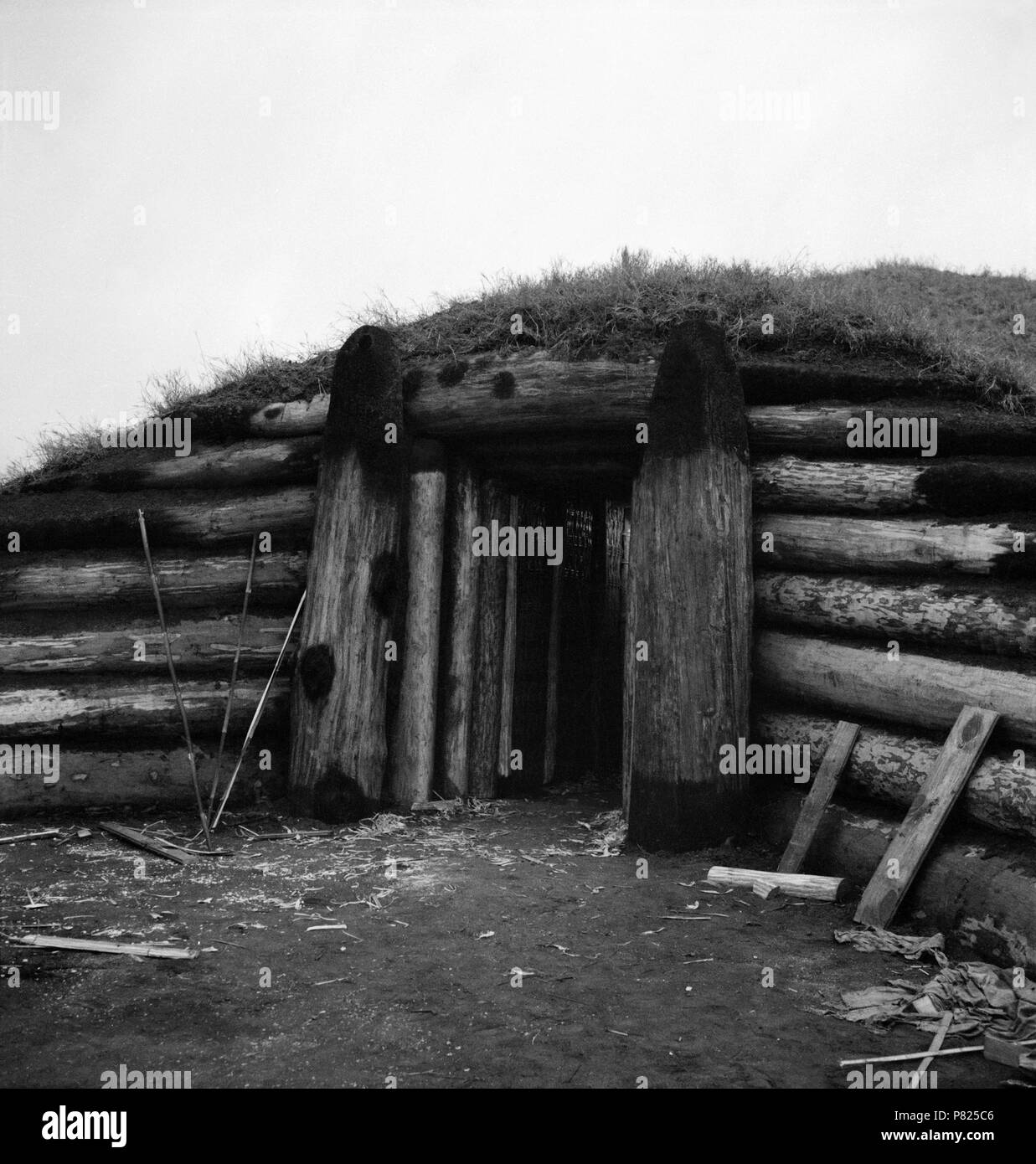 86 CH-NB - USA, Macon-GA- Grabhügel - Annemarie Schwarzenbach - SLA-Schwarzenbach-UN-5-11-149 Foto Stock