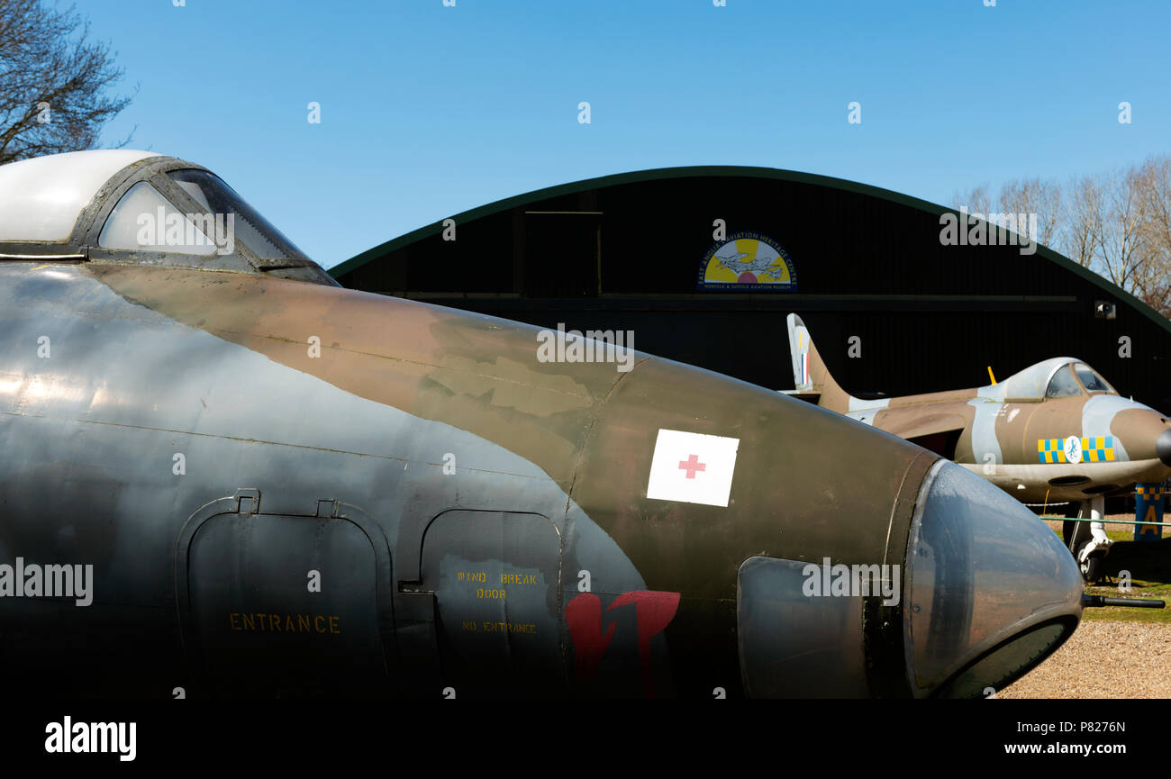 Norfolk e Suffolk Aviation Museum, Flixton, Suffolk, Regno Unito. Foto Stock