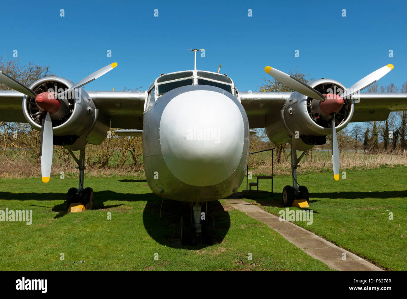 Caccia Percival T.1 aeroplani storici, nel Norfolk e nel Suffolk Aviation Museum Foto Stock