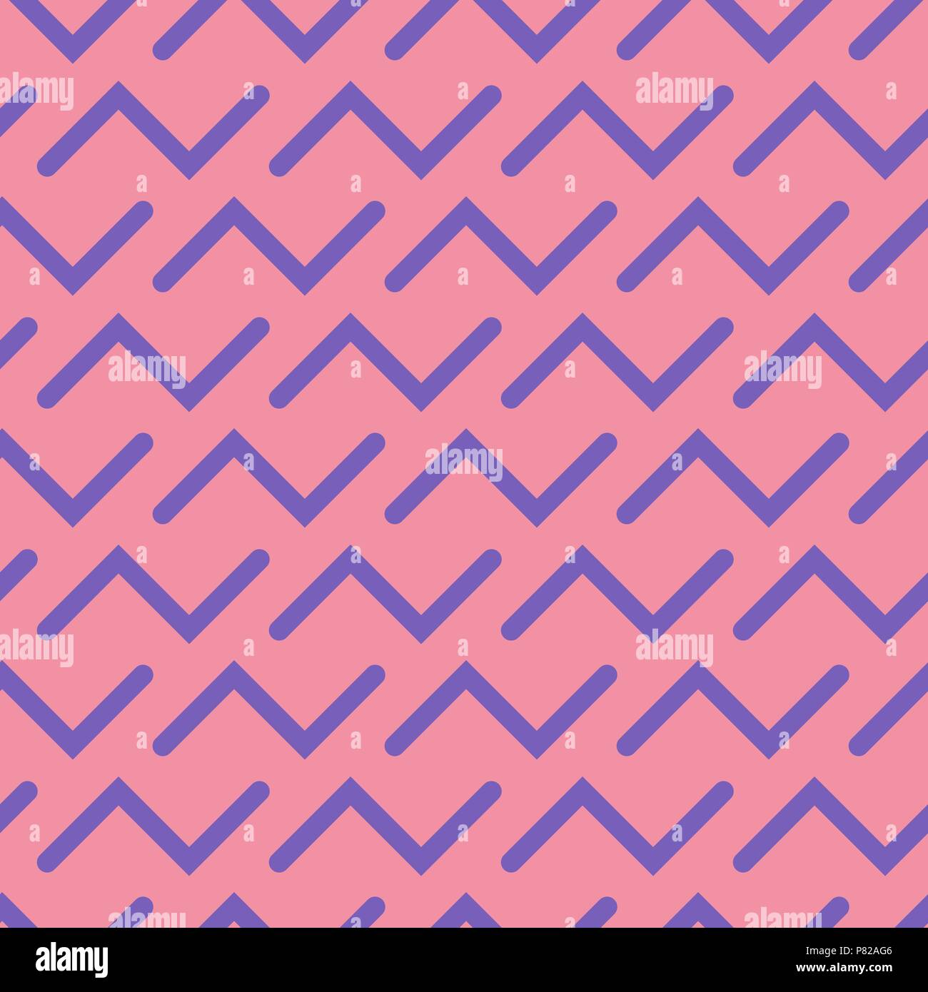 A zig-zag pattern senza giunture. Rosa chevron ornamento. Illustrazione Vettoriale eps10 Illustrazione Vettoriale