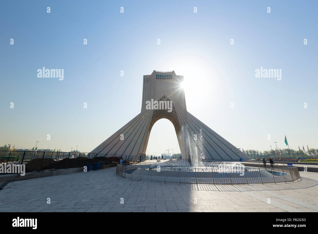 Torre Azadi ,Borj-e Azadi, Teheran, Iran Foto Stock