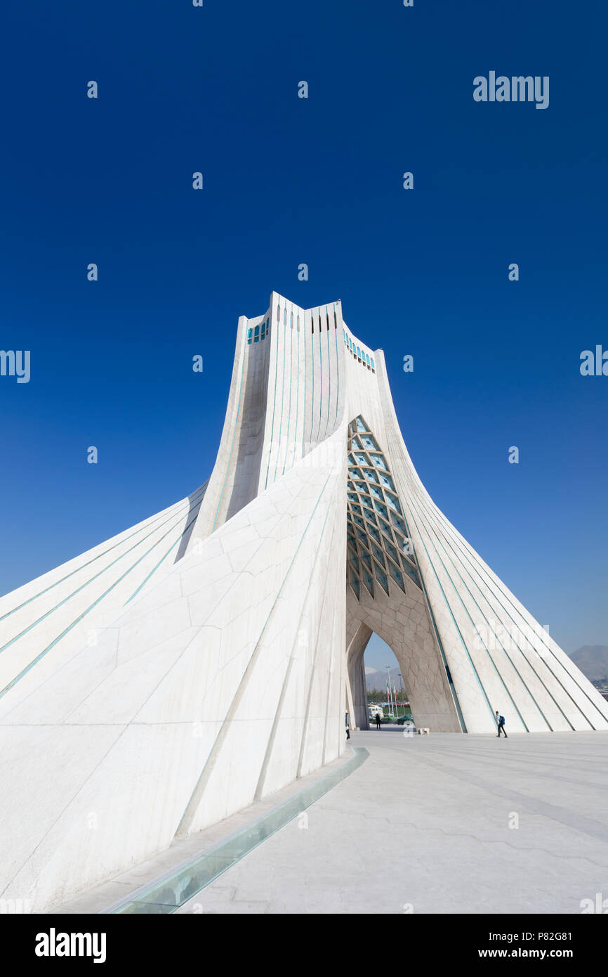 Torre Azadi ,Borj-e Azadi, Teheran, Iran Foto Stock