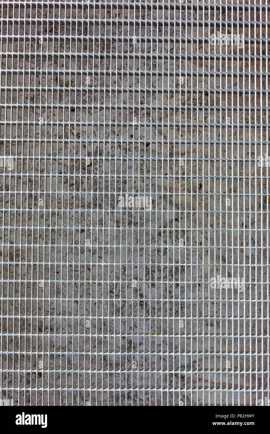 Griglia metallica pattern sfondo texture Foto Stock