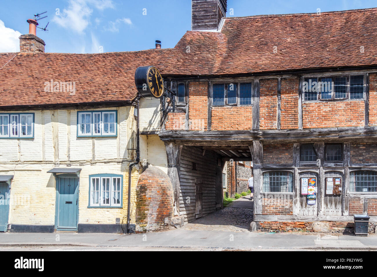 A Wycombe Ovest, Inghilterra-3a giugno 2018: tipico di vecchi edifici in città. Foto Stock