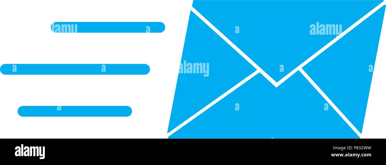 Invio di messaggi di posta elettronica,l'icona web template vettoriale  Immagine e Vettoriale - Alamy