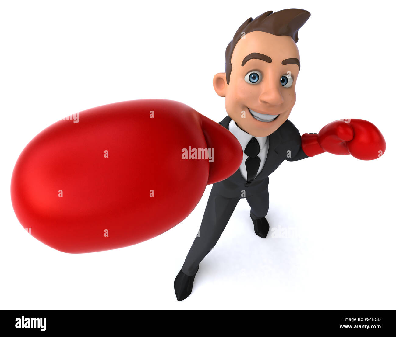Divertimento business man Foto Stock