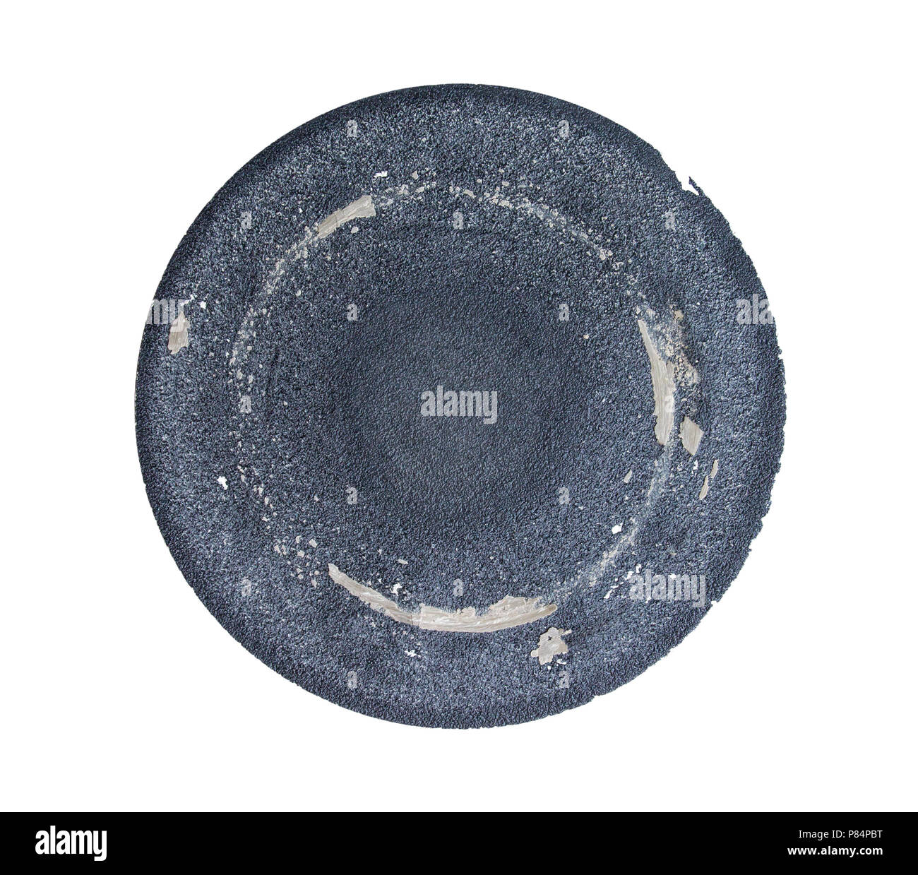 Superficie di calcestruzzo carta abrasiva, utilizzate carta abrasiva utilizzata per livellare il calcestruzzo Foto Stock