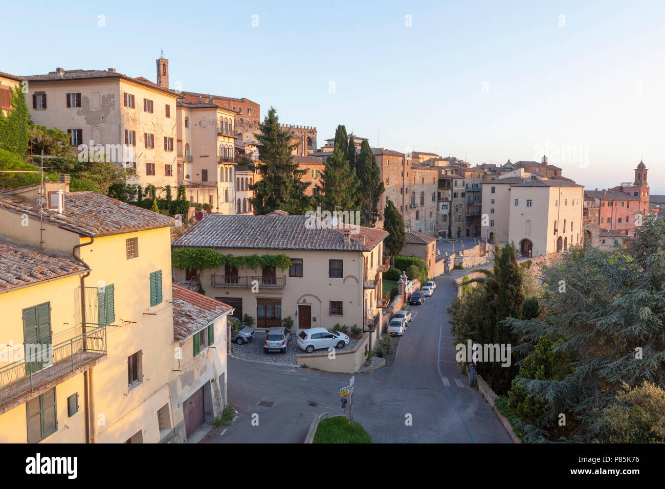 Montepulciano, Toscana, Italia Foto Stock