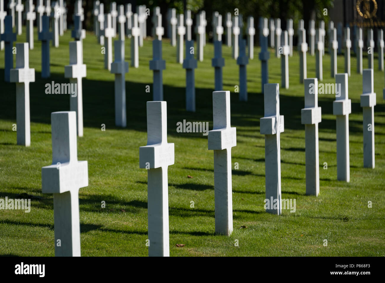 Il Suresnes militari americani Cimitero e memoriale, Suresnes (vicino a Parigi, Francia Foto Stock