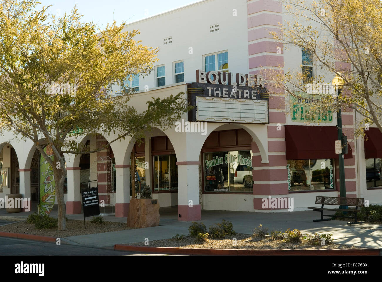 Teatro di Boulder a Boulder City, Nevada USA Foto Stock