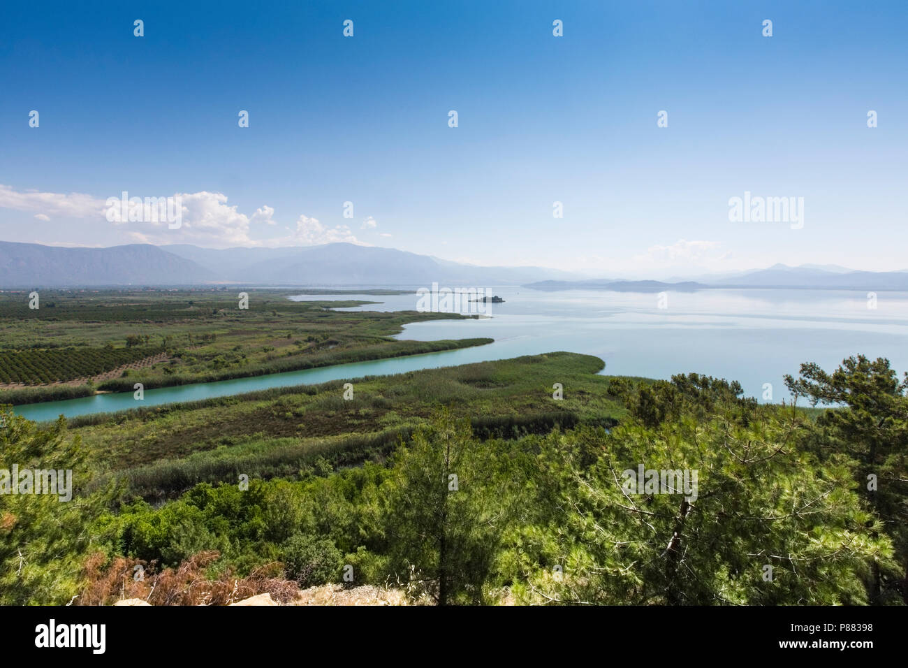 Meer van Köycegiz, Lago Köycegiz Foto Stock