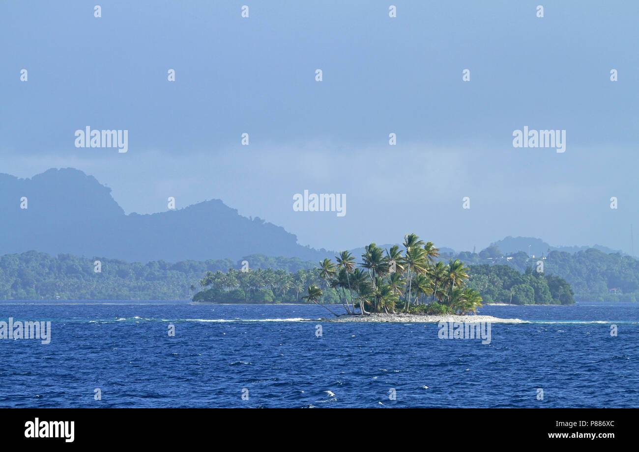In mare tra Salomone e della Micronesia Foto Stock