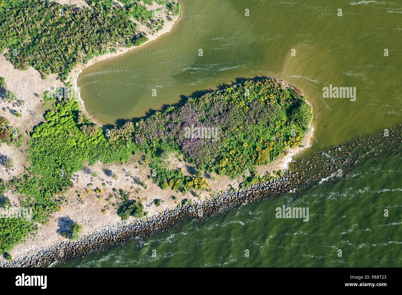 Luchtfoto van Kreupel; foto aerea di Kreupel Foto Stock
