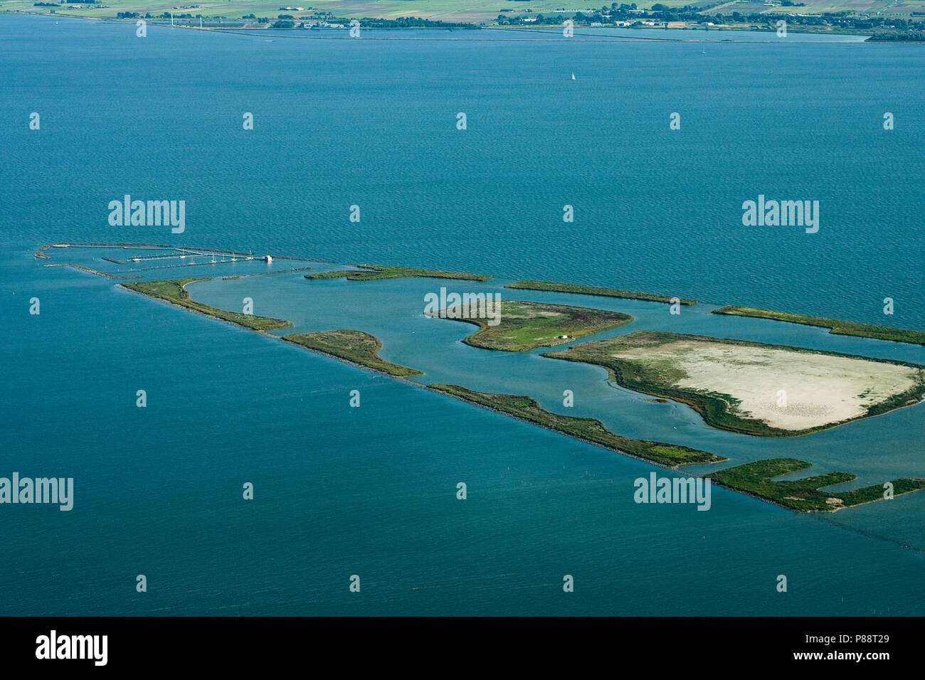 Luchtfoto van Kreupel; foto aerea di Kreupel Foto Stock